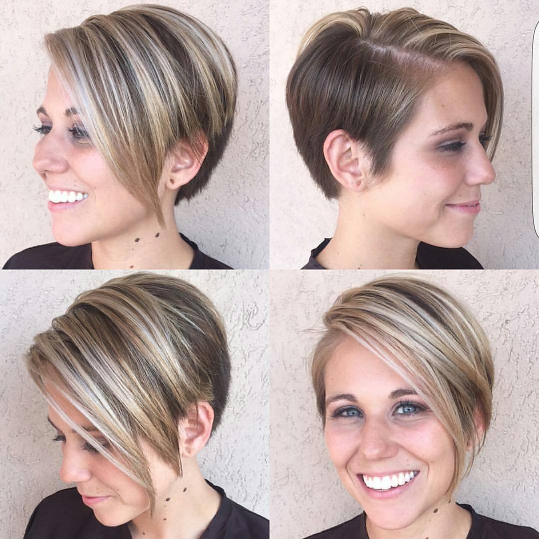 Pixie corto con ciuffo - Instagram: @short_hair_ideas