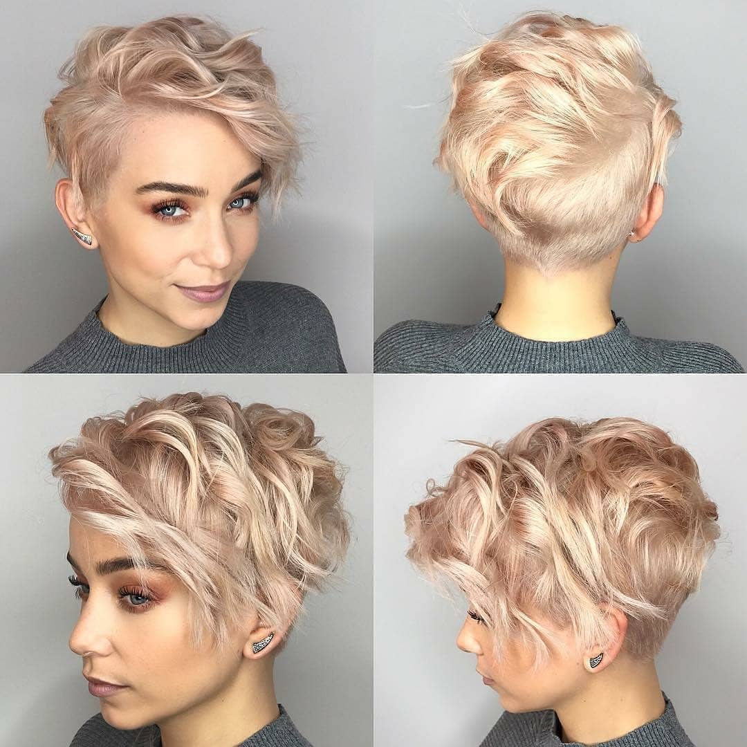 Pixie corto mosso - Instagram: @sarah_louwho