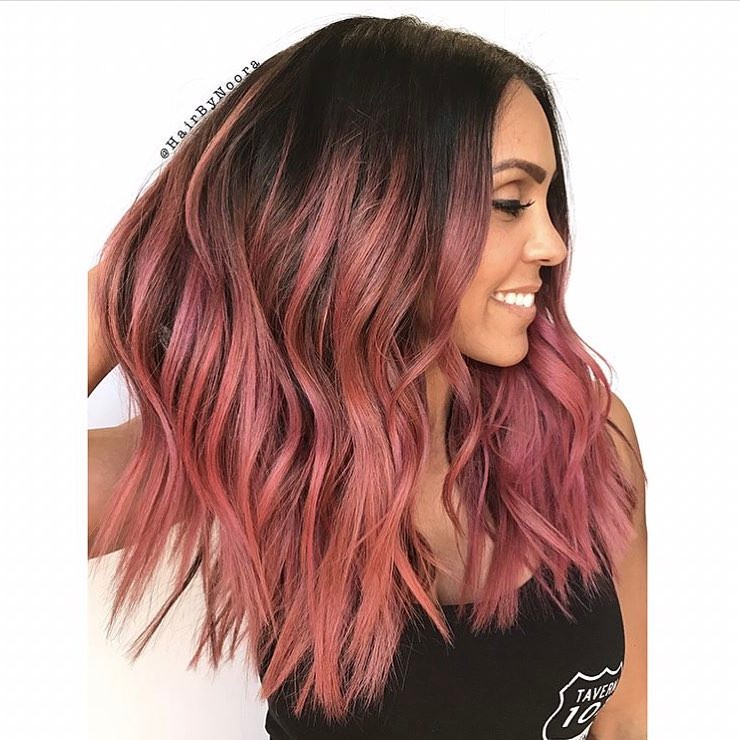 Sfumature rosso fragola - Instagram: @hairbynoora