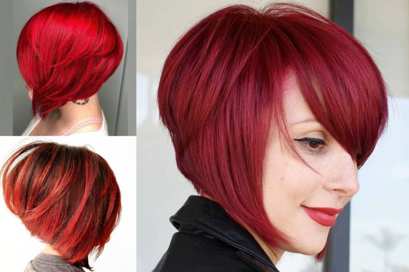 Capelli rossi, i caschetti belli e luminosi