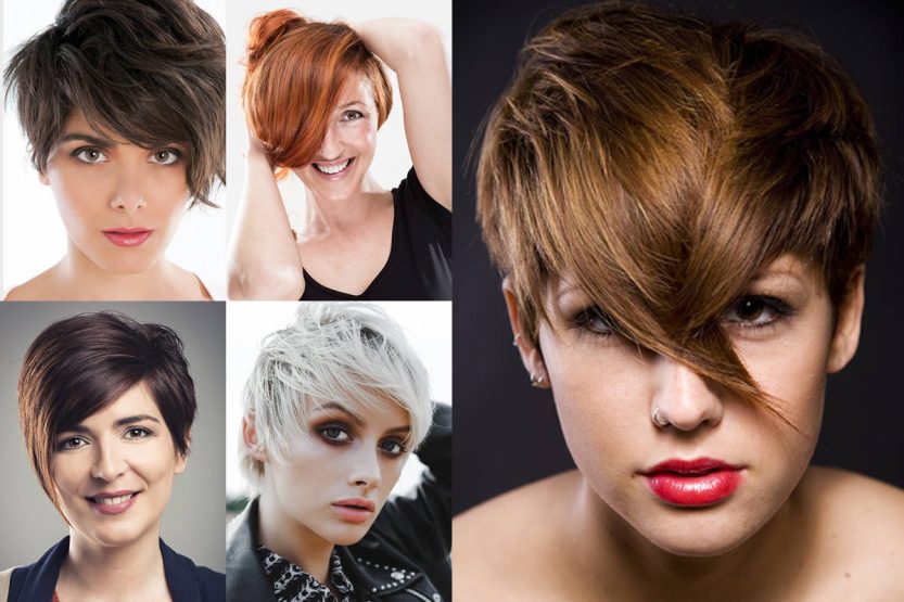 Pixie cut cortissimi e con ciuffo