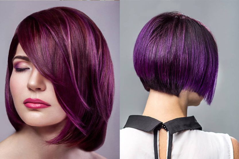 Capelli viola, a chi stanno bene
