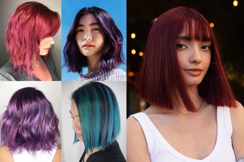 tagli medi con diverse colorazioni