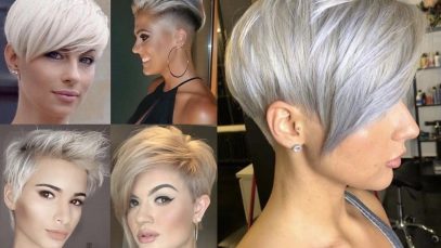 tagli pixie cut colorazione bianca
