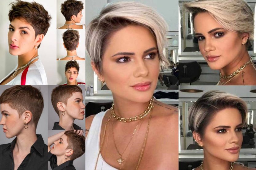 Tagli di capelli corti, i Pixie cut scalati e con ciuffo