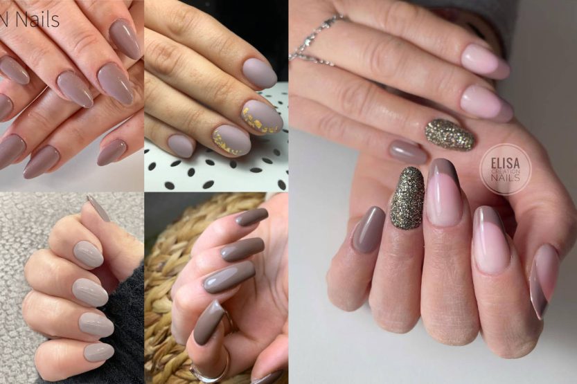 Unghie tortora, le Nail art belle ed eleganti da copiare