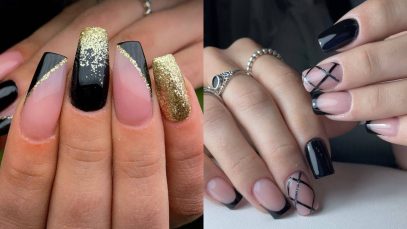 Tendenze unghie 2023, lo smalto nero torna di moda