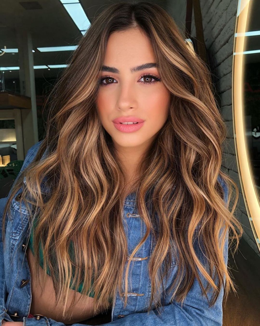 Balayage cioccolato ondulato