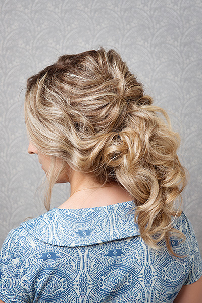 Capelli biondi mossi biondi