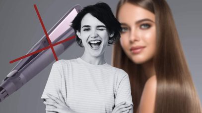 Capelli senza piastra