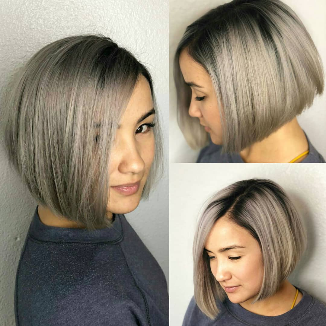 Caschetto corto grigio - Instagram: @rambutpixie