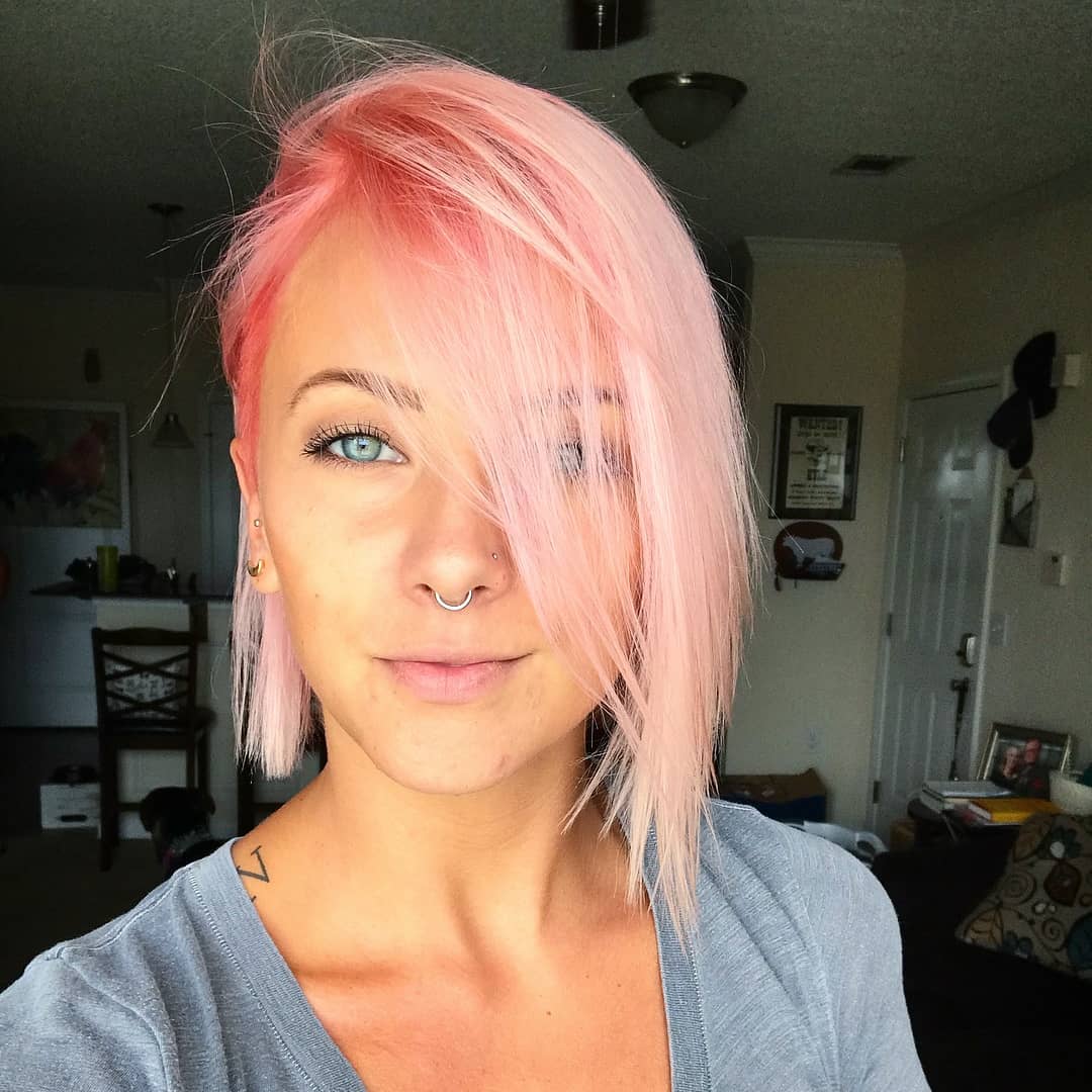 Caschetto sfumato rosa - Instagram: @jessiepayson