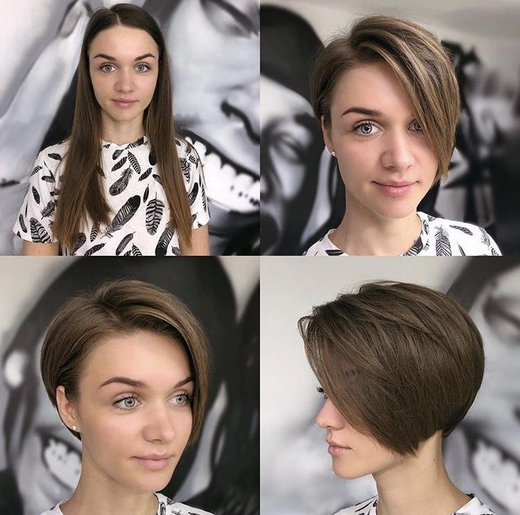 Dal taglio lungo al pixie cut - Instagram: @kristinakatsabina