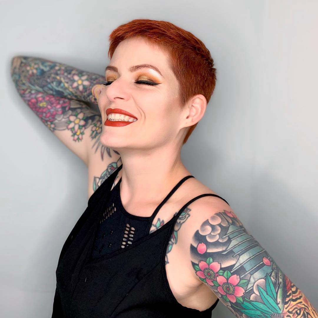 Pixie arancio - Instagram: @miamihairmel