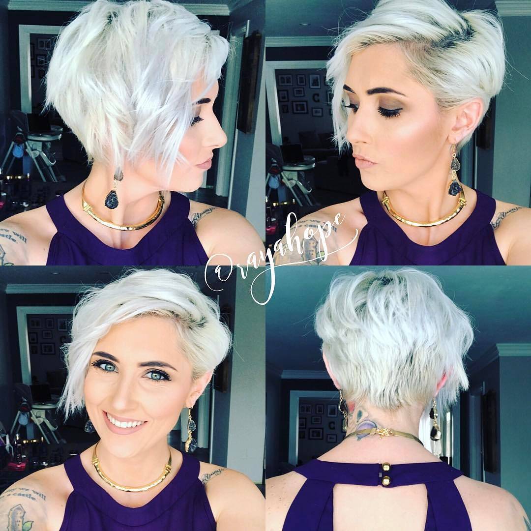 Pixie con ciuffo bianco - Instagram: @rayahope