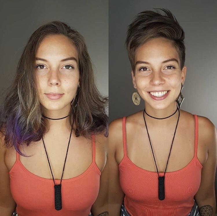 Pixie corto con ciuffo - Instagram: @Pixierqueen