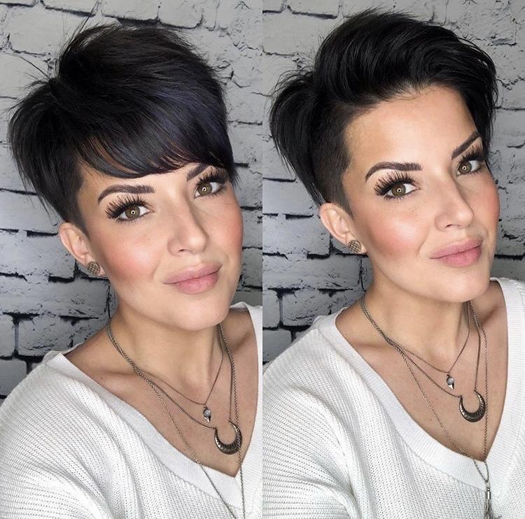 Pixie corto con frangia - Instagram: @healthyhappywifelife