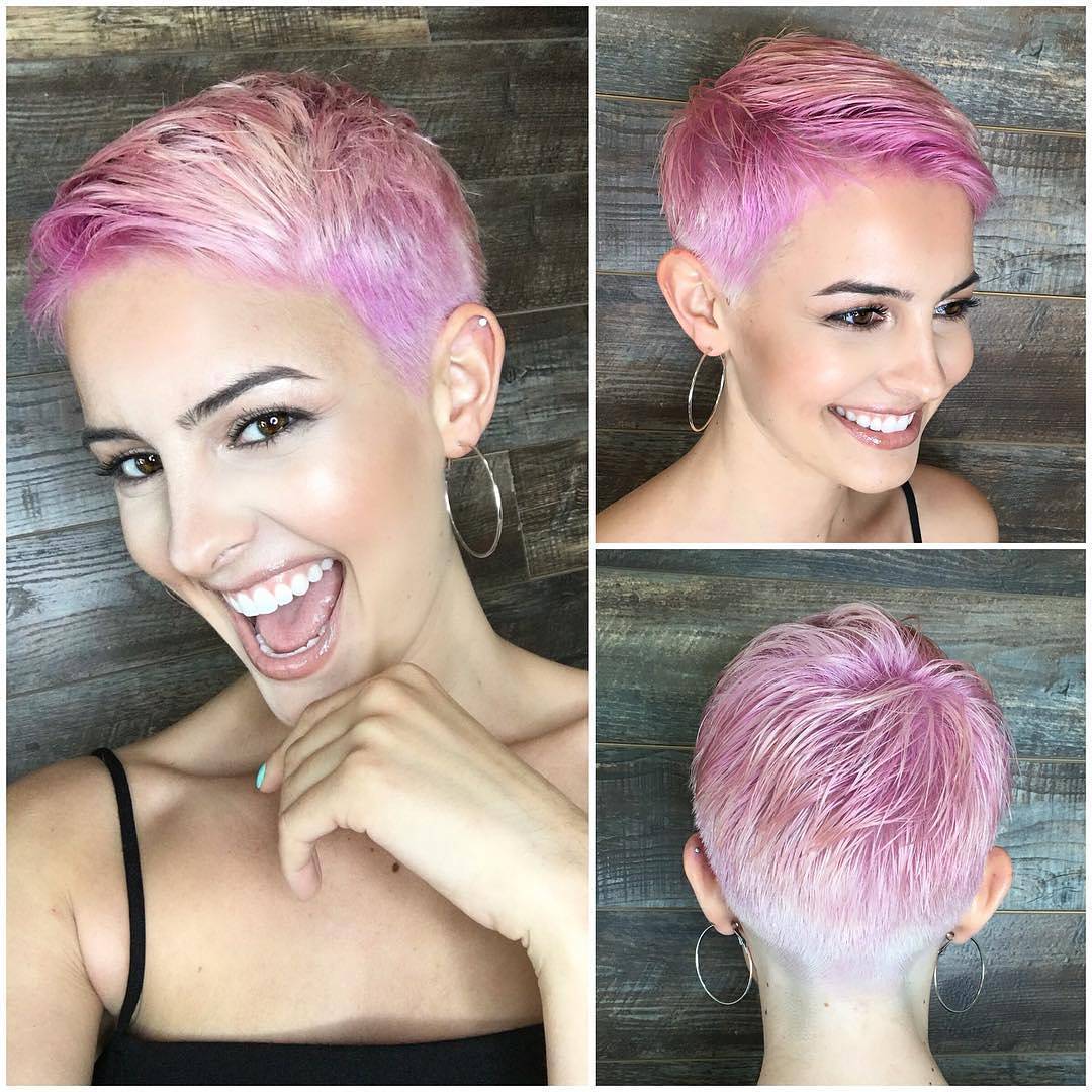 Pixie corto rosa - Instagram: @lisacimorelli