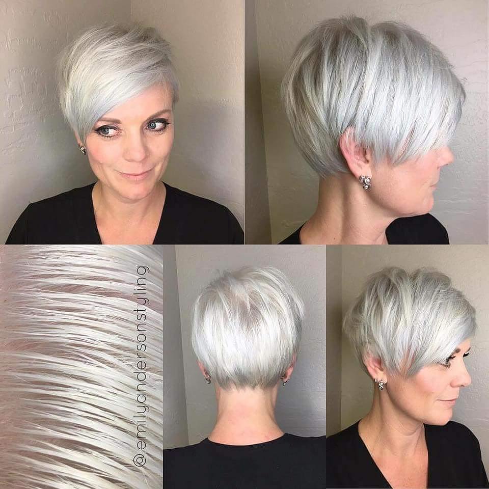 Taglio pixie da varie prospettive - Instagram: @short_hair_ideas