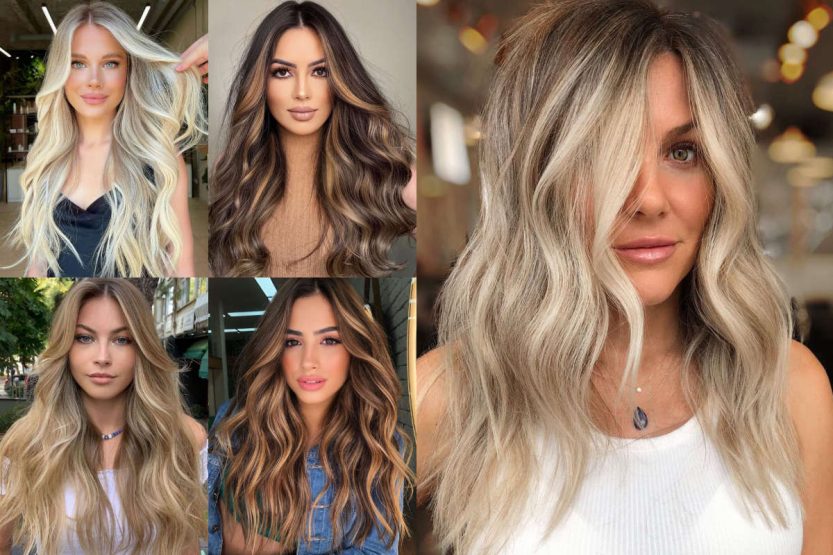 Capelli lunghi con balayage
