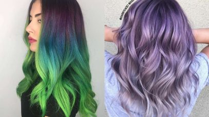 Capelli lunghi e colorati