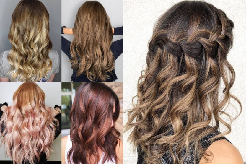 Capelli lunghi e sfumati visti da varie prospettive
