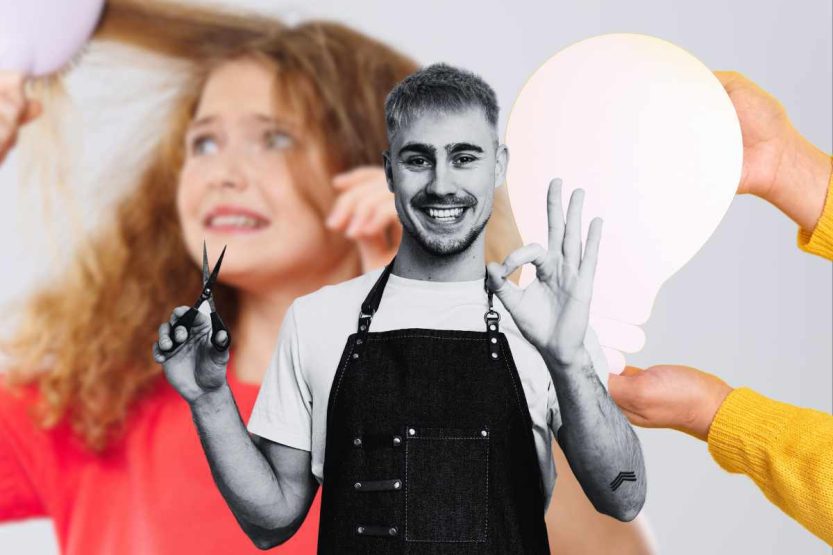 Joel Beaumont spiega come salvare i capelli ricci dai danni di una stiratura permanente