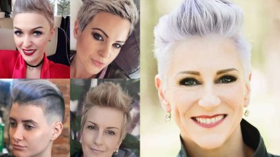 Pixie cut corti, scalati e con ciuffo