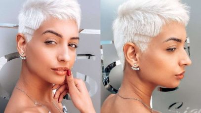 Pixie cut cortissimo, rasato con disegni