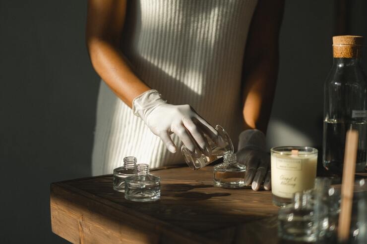 Olio luminoso fai da te: procedimento 