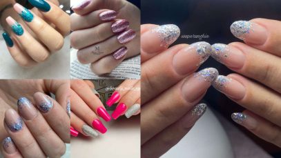 Unghie glitter 2023, le Nail art brillantinate